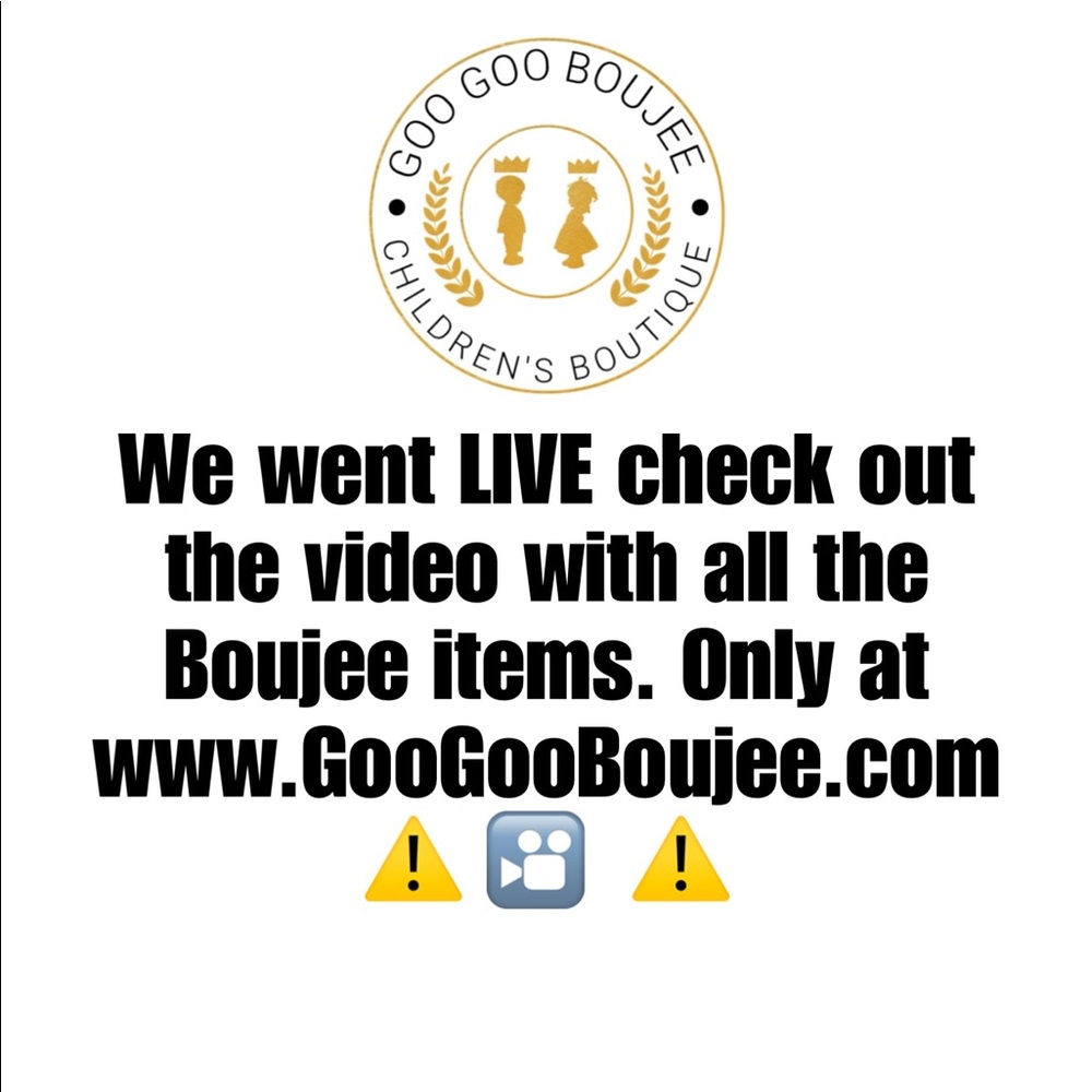 Instagram LIVE @GOOGOOBOUJEE